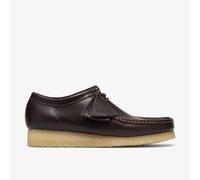 Clarks - Wallabee Dark Brown Lea - Braun 45