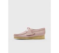 Schnürschuh CLARKS "Wallebee", Damen, Gr. 37, hellrosa, Leder, Schuhe Schnürschuh, mit glatter Kreppsohle (90738129-37) hellrosa