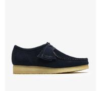 Schnürschuh CLARKS "Wallebee", Damen, Gr. 42, dunkelblau, Schuhe Schnürschuh, mit Kreppsohle (36577527-42) dunkelblau