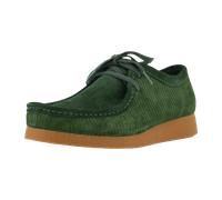 Clarks WallabeeEVO Dark Green Suede für Herren, grün, Größe 44 EU / 9,5 UK