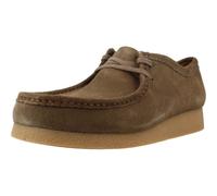 Clarks Herren WallabeeEVO Derby Schnürhalbschuhe, Dark Olive SDE, 41 EU