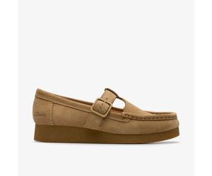Clarks - WallabeeEVOBar Dark Sand Suede - Beige 38