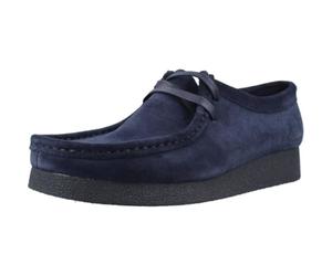 Clarks - WallabeeEVOSh D - Schuhe - im Retro-inspirierten und ultrabequemen Design - Blau