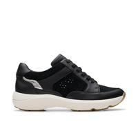 Clarks Damen Tivoli Walk Sneaker, Black Combi, 41 EU