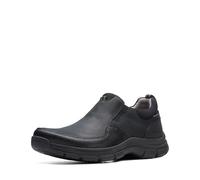 Clarks - - Walpath Step-Schuhe für Herren, Kolorit Black Leather, Größe: 45 EU Weit