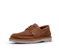 Clarks Weltridge Moc Mens Dark Tan Lea, 11