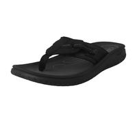 Clarks Herren Wesley Sun Flipflop, Schwarzes Leder, 42 EU