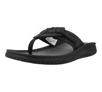 Clarks Herren Wesley Sun Flipflop, Black Leather, 42 EU