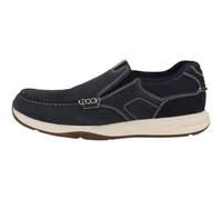 Clarks Herren Sailview Step Flacher Slipper, Navy Nubuck, 43 EU
