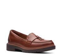 Clarks Westlynn Bella Loafer für Damen, Hellbraunes Leder, 39.5 EU Weit