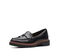 Clarks Westlynn Bella Damen-Loafer, Schwarz Leder, 37 EU