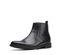 Clarks Whiddon Zip Waterproof Black Leather 8 D (M)