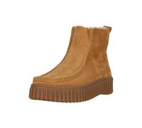 Clarks - Winterboots Torhill Cozy - mit kuscheligem Futter - Braun