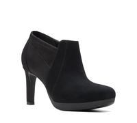Clarks Women's Ambyr Hope Ankle Boot, Schwarzes Wildleder, 41.5 EU