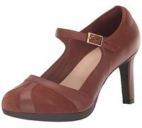 Clarks Women's Ambyr Light Pump, Tan Combi, 41 EU