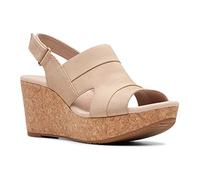 Clarks Women's Annadel Ivory Wedge Sandal
