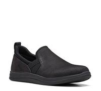 Clarks Damen Breeze Bali Loafer Flat, Schwarz Synthetik, 40 EU