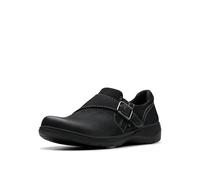 Clarks Women's Carleigh Jazz Loafer, Schwarz Nubuk, 10 Wide