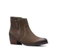 Clarks Damen Charlten Ave Stiefeletten, Schiefer Nubuk, 10