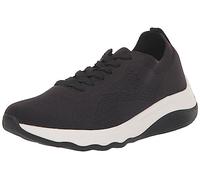 Clarks Women's Circuit Path Loafer, Schwarz Strick, 41 EU