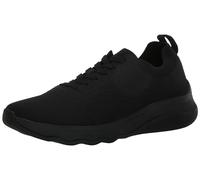 Clarks Women's Circuit Tie Oxford, Black Knit/Black Sole, 38.5 EU