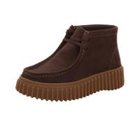 Mokassin CLARKS "Torhill Moss", Damen, Gr. 41,5, braun, Leder, Schuhe Mokassin, mit gerippter Laufsohle (94828013-41,5) braun