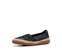 Clarks Women's Elaina Petal Loafer, Schwarzes Wildleder, 11 Wide