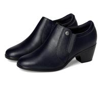 Clarks Women's Emily 2 Reyna Pump, Marineblaues Leder, 12