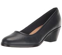 Clarks Women's Emily 2 Ruby Pump, Marineblaues Leder, 6.5 Wide