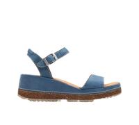 Clarks Women's Kassanda Lily Wedge Sandal, Blau, 8.5 Wide