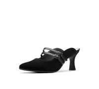 Clarks Women's Kataleyna Eve Pump, Schwarzes Wildleder, 38.5 EU