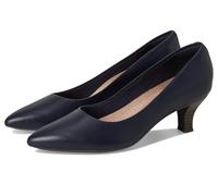 Clarks Women's Kepley Vine Pump, Marineblaues Leder, 36 EU