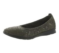 Clarks Women's Laurieann Cove Flat Sandal, Olive Interest, 8 Wide