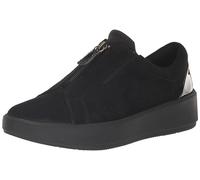 Clarks Damen Layton Rae Sneaker, Schwarz / schwarzes Wildleder, 42.5 EU Weit