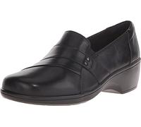 Clarks Women's May Marigold Slip-On Loafer, Schwarz, 7 Wide