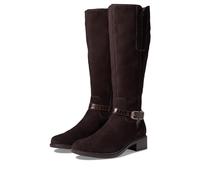 Clarks Women's Maye Aster Fashion Boot, Dunkelbraunes Wildleder, 5
