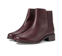 Clarks Women's Maye Palm Fashion Boot, Bordeaux Leather, 7 Wide