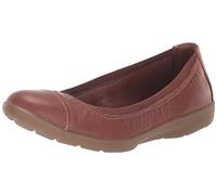 Clarks Women's Meadow Opal Ballet Flat, Hellbraunes Leder, 12