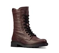 Clarks Women's Orinoco 2 Style Ankle Boot, Burgundy Leather, 8.5