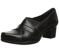 Clarks Women's Rosalyn Adele, Schwarz Leder, 8 Narrow
