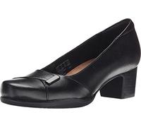 Clarks Women's Rosalyn Belle Dress Pump, Schwarz Leder, 38.5 EU