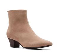 Clarks Women's, Teresa Boot, Praline Suede, 36 EU