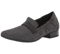 Clarks Women's Tilmont Eve Loafer Flat, Black Interest, 8