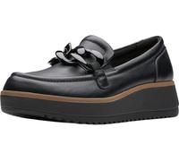 Clarks Women's Zylah May Loafer, Schwarz Leder, 39 EU