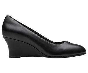 Clarks Zylah May Womens Black Leather, 7