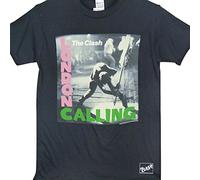 Clash - The Clash Herren T-Shirt The Clash - London Calling, Gr. Large (Herstellergröße: L), Schwarz