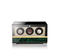 CLASICO PREMIUM Watch Winder 3 Watches - Malachite