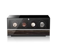 CLASICO PREMIUM Watch Winder 4 watches - Black Makassar