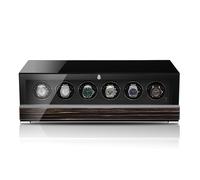CLASICO PREMIUM Watch Winder 6 Watches - Black Makassar