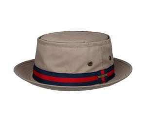 Classic Band Pork Pie Stoffhut by Stetson beige M (56-57 cm)